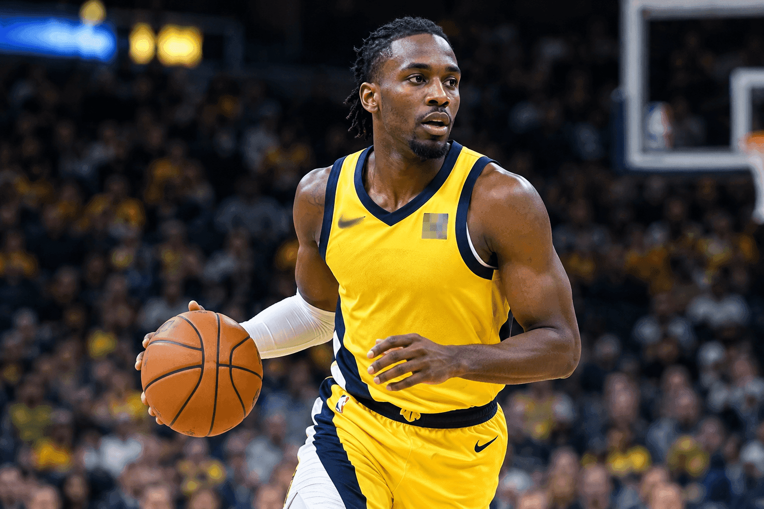 Editorial sports image for Aaron Nesmith Probable for Sunday as Pacers Manage Hamstring Issue