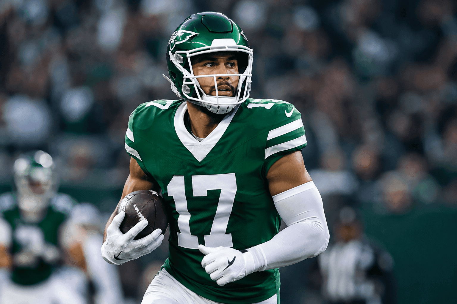 Editorial sports image for Tim Patrick Activated from IR Just in Time for Jets to Face Browns