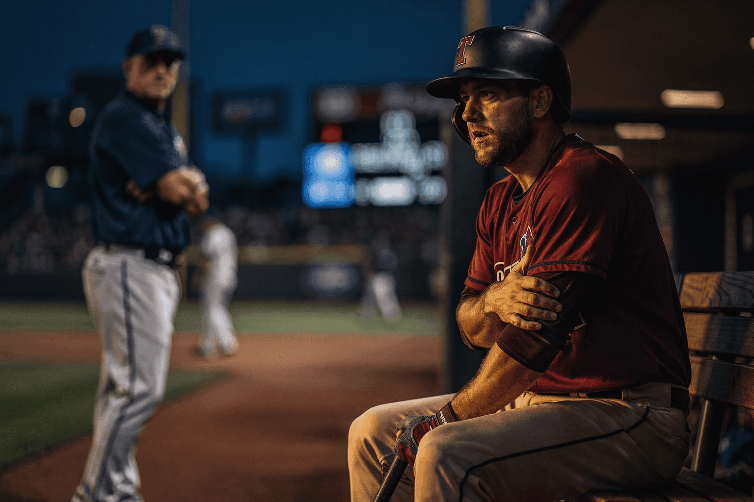 Editorial sports image for Nolan Arenado Headed for MRI After Torso Injury in Diamondbacks Loss