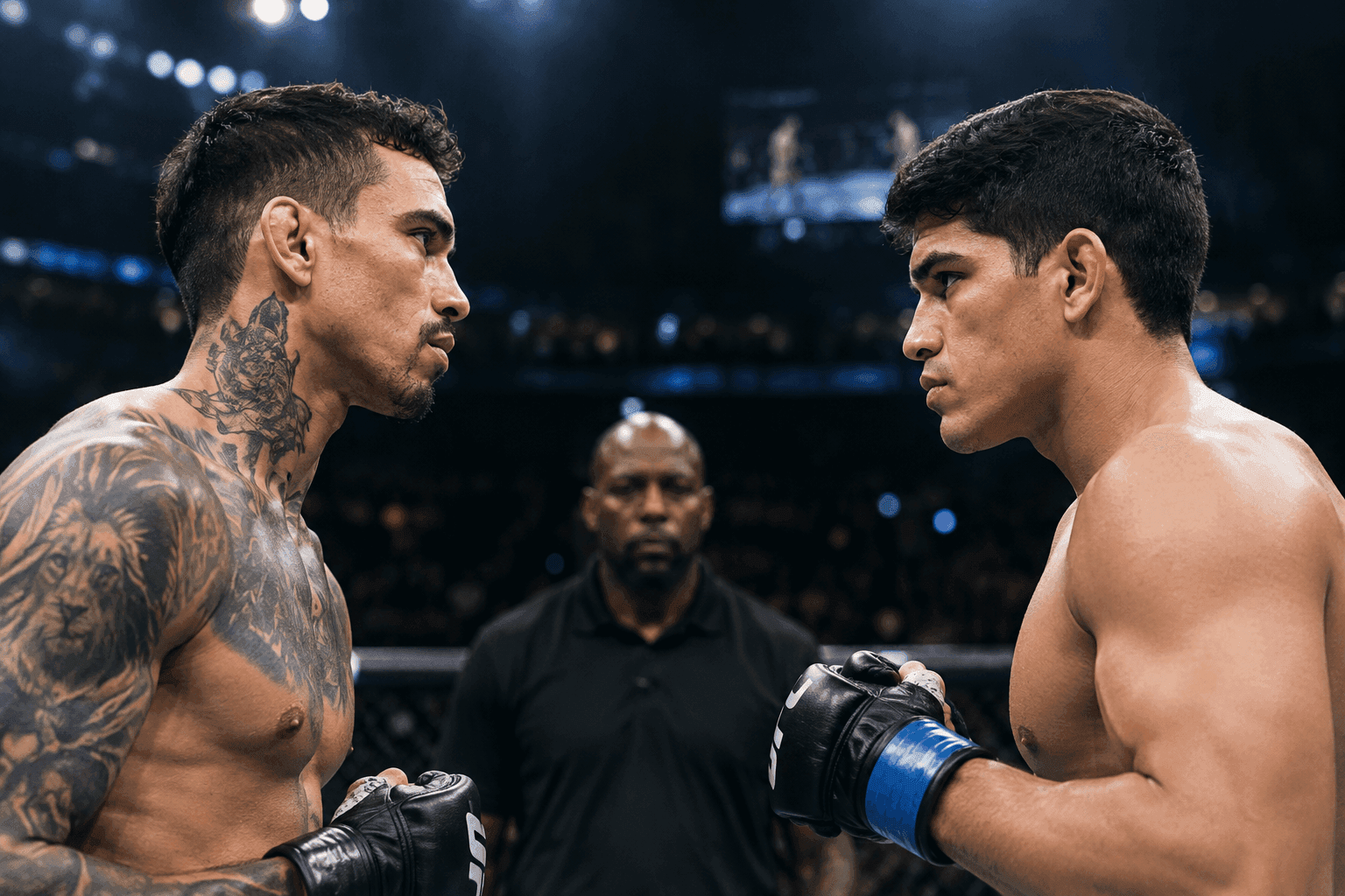 Editorial sports image for Carlos Prates and Morales Collide for Interim Gold in a Chaotic Welterweight Division