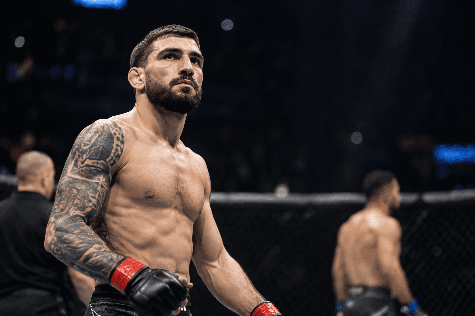 Editorial sports image for Sean Brady's Gnarly Knee Injury Scraps UFC Vegas 124 Main Event