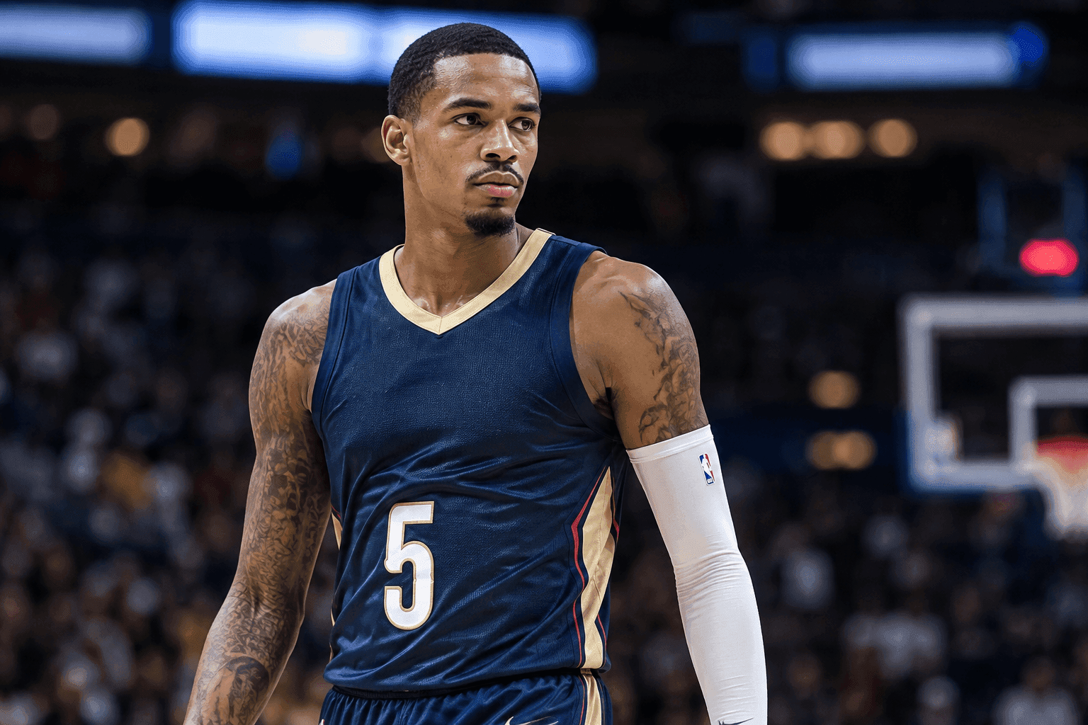 Editorial sports image for Dejounte Murray Ruled Out Thursday for Personal Reasons