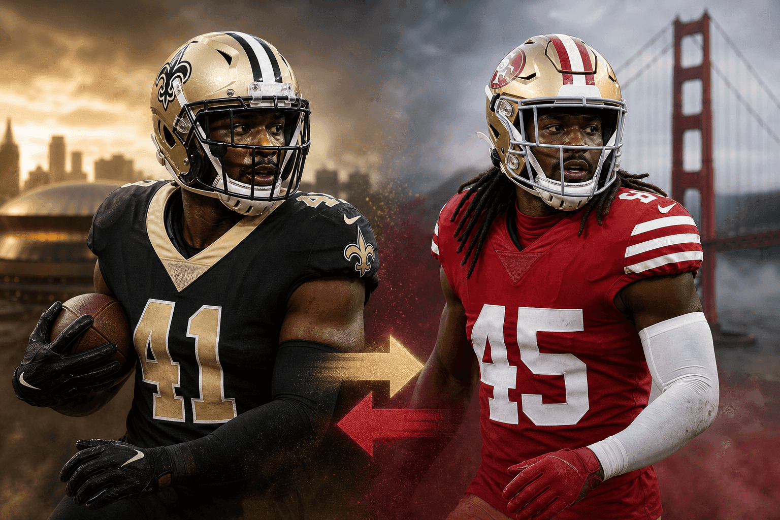 Editorial sports image for Saints and 49ers Swap Recently Signed Depth Pieces in Preseason Trade