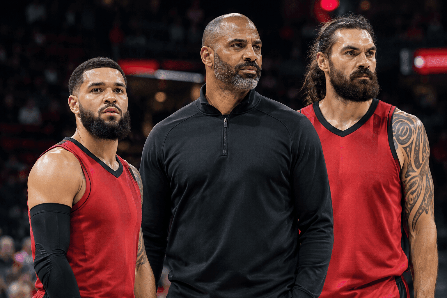 Editorial sports image for Ime Udoka Claims No Minutes Restrictions for VanVleet and Adams, But There Is a Catch