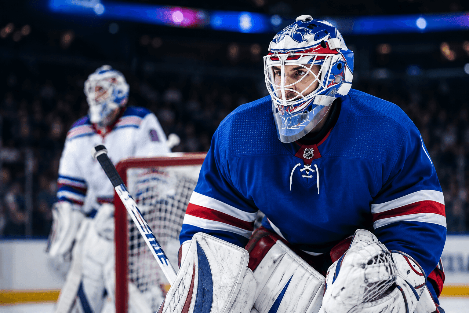 Editorial sports image for Rangers Stash Joonas Korpisalo on IR, Call Up Dylan Garand