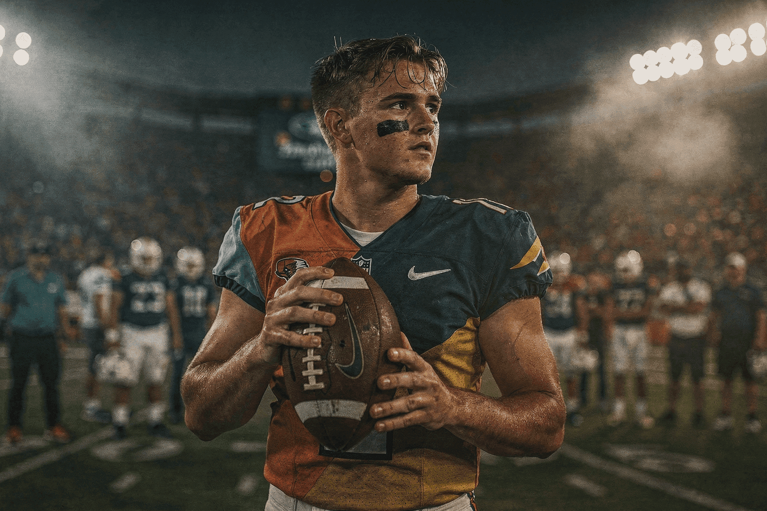 Editorial sports image for Jaguars Trade for Quinn Ewers in the Most 2028 Day 3 Pick Swap Ever