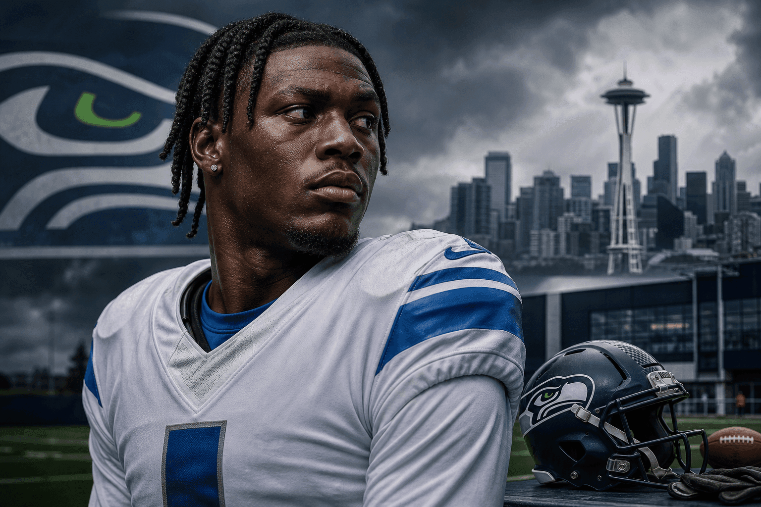 Editorial sports image for Seahawks Sign Terrion Arnold Just to Put Him on the Exempt List