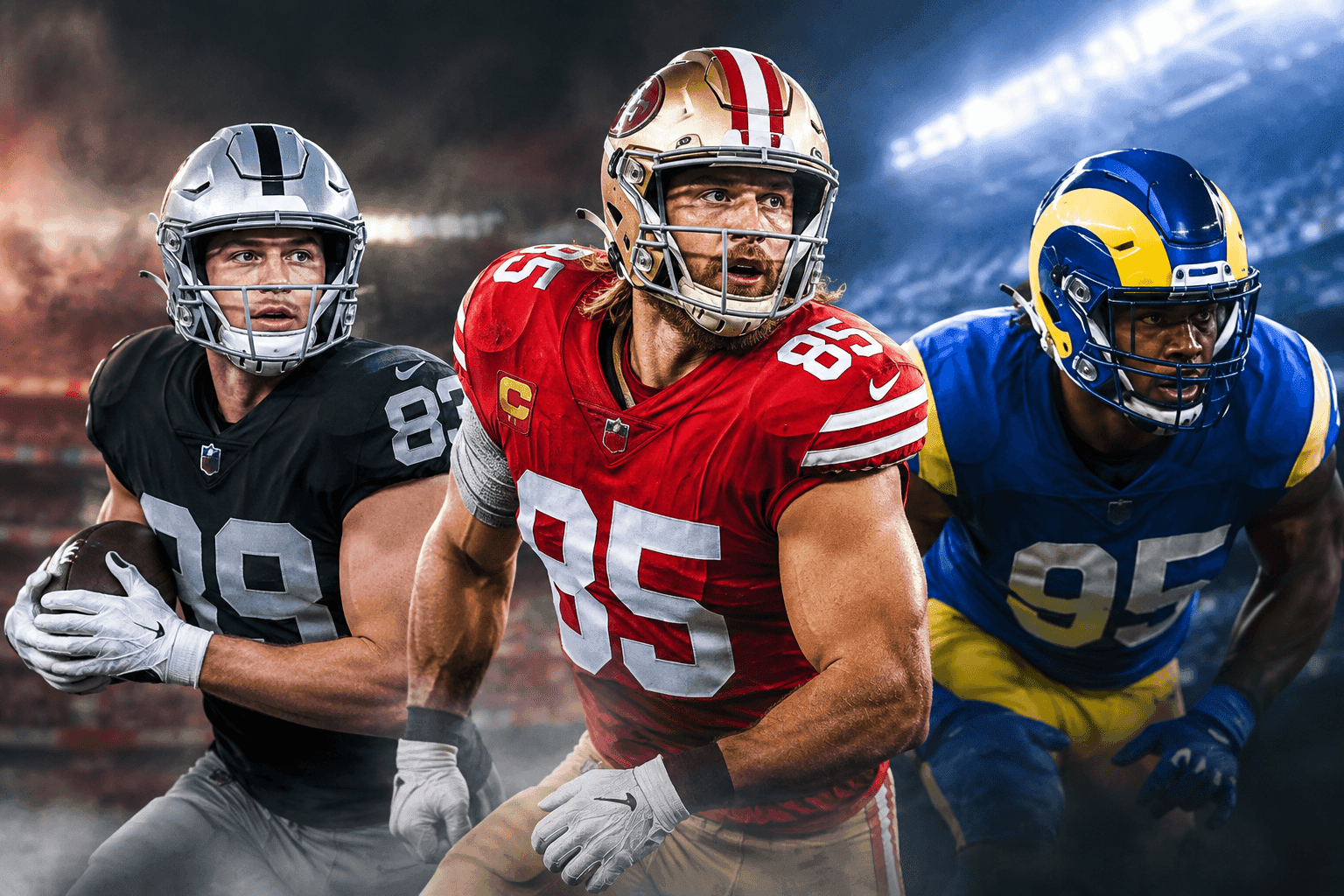 Editorial sports image for Injury Report Roulette: Bowers Sidelined, But Kittle and Garrett Cleared for Tonight