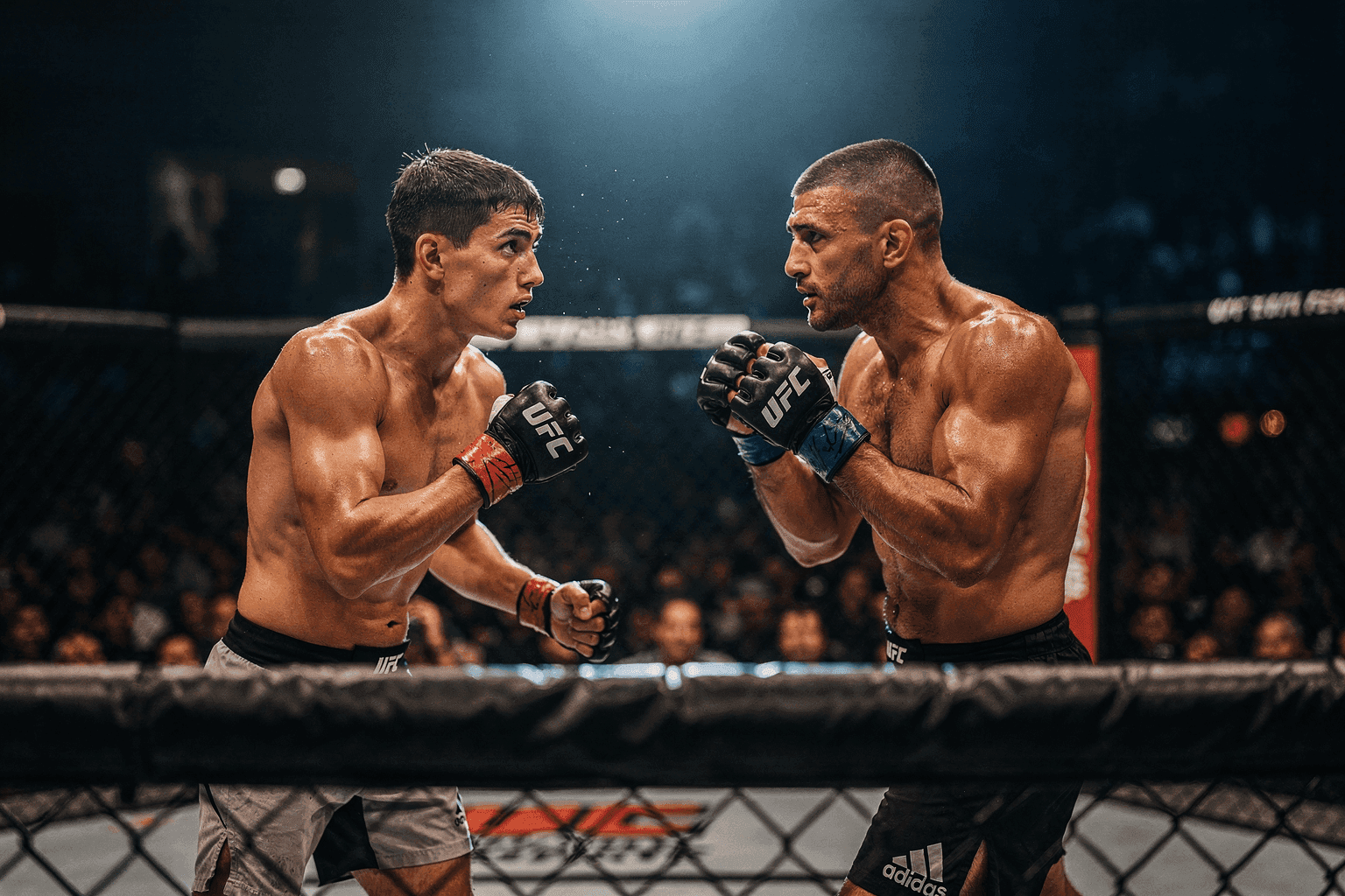 Editorial sports image for Mauricio Ruffy Gets the Ultimate Heat Check Against Arman Tsarukyan at UFC 331