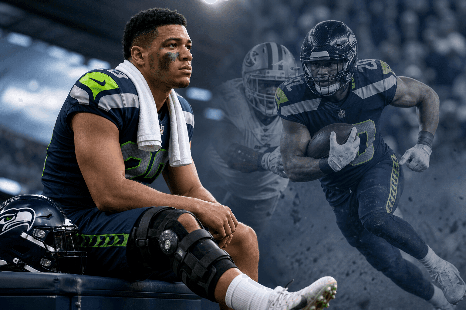 Editorial sports image for Zach Charbonnet Hits the PUP List as Seattle's Backfield Gets a Reality Check