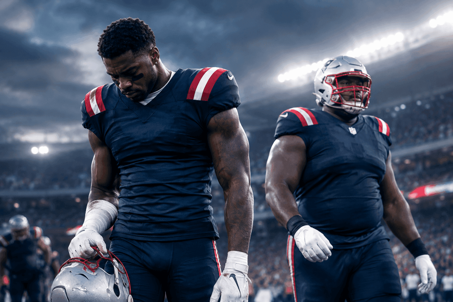 Editorial sports image for Patriots Place A.J. Brown on IR, Sign DT DaQuan Jones in Classic Defensive Pivot