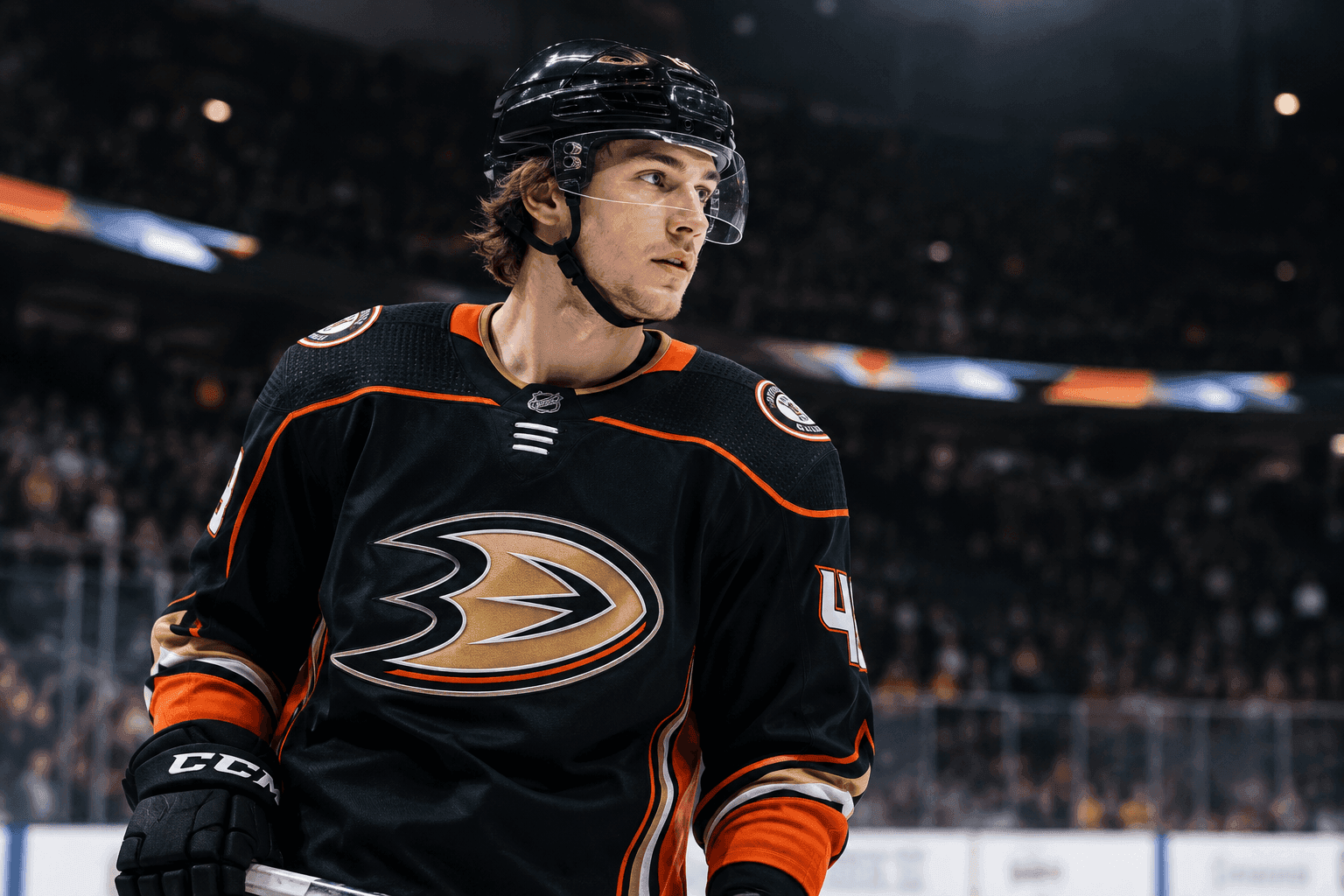 Editorial sports image for Anaheim Ducks Hand 22-Year-Old Tristan Luneau a Massive $43.2 Million Extension