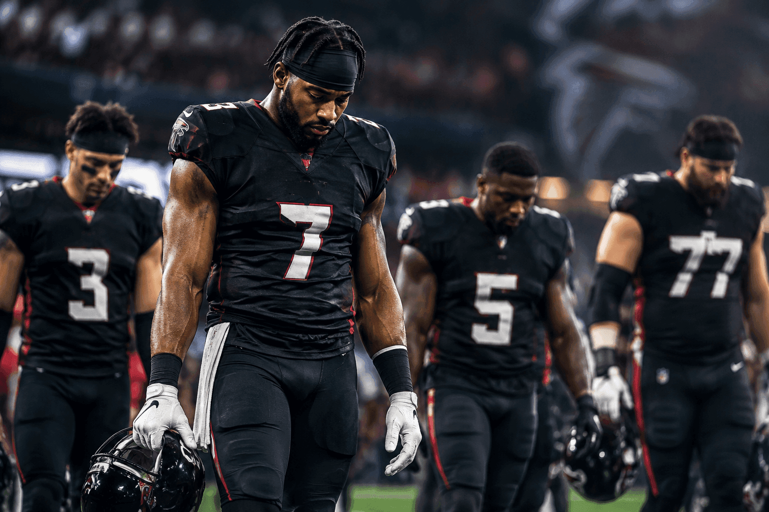Editorial sports image for Falcons' Week 7 Injury Report Reads Like a CVS Receipt as Four Key Players Ruled Out