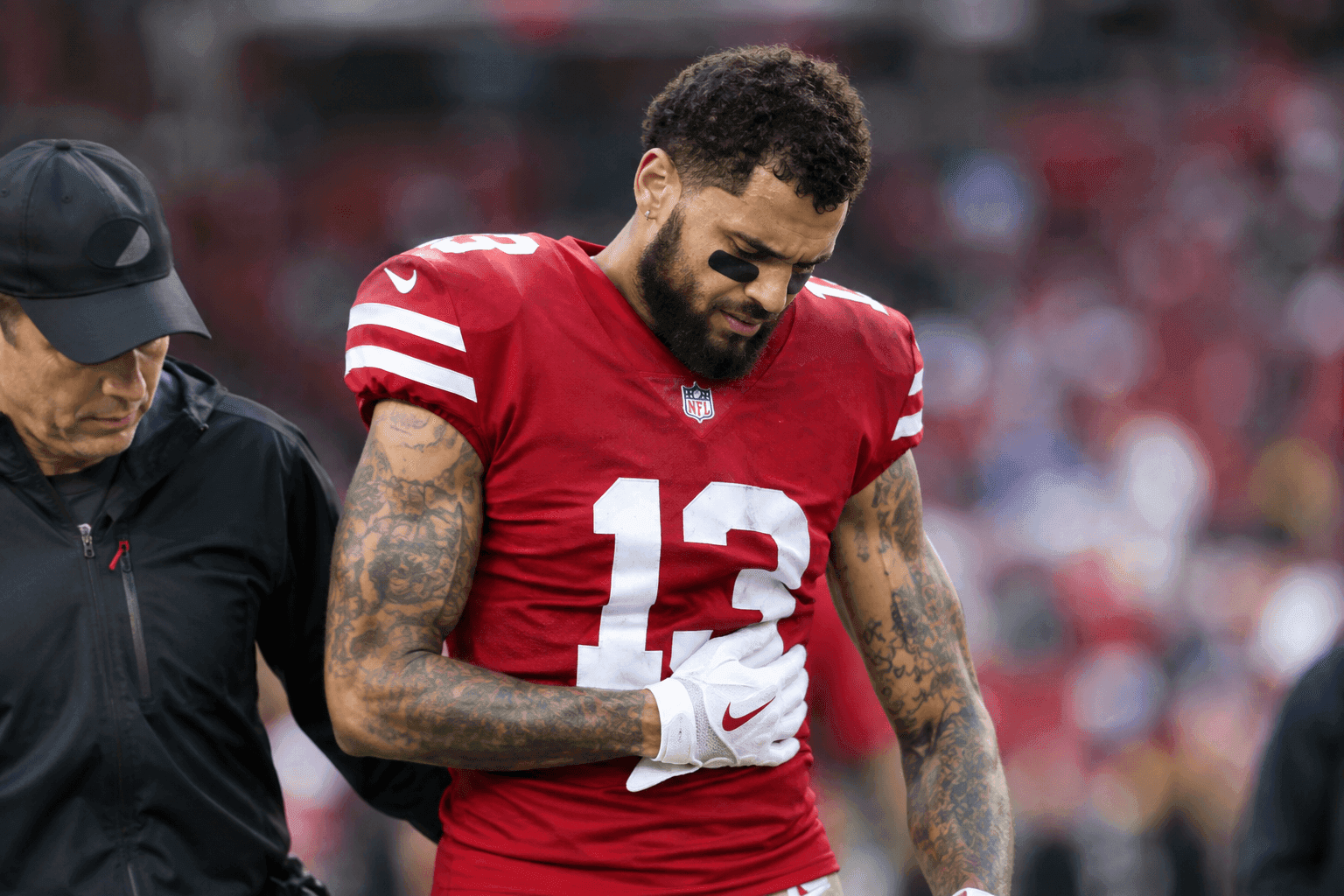 Editorial sports image for Mike Evans Leaves With a Rib Strain, Because the 49ers Can't Have Nice Things