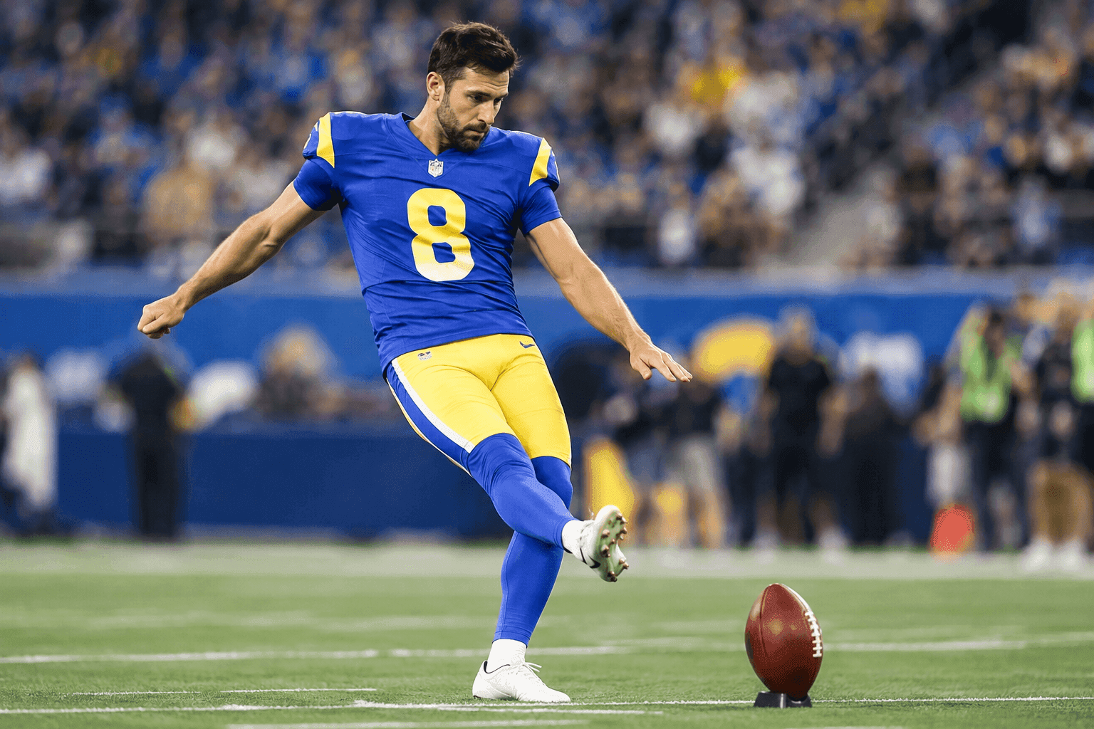 Editorial sports image for The Rams Are Desperate Enough to Audition a 42-Year-Old Kicker Before Signing Brandon McManus