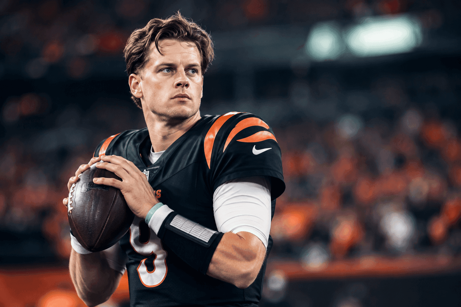 Editorial sports image for Joe Burrow is Taking 'Mental Reps' for Back Tightness, Which is Definitely Fine