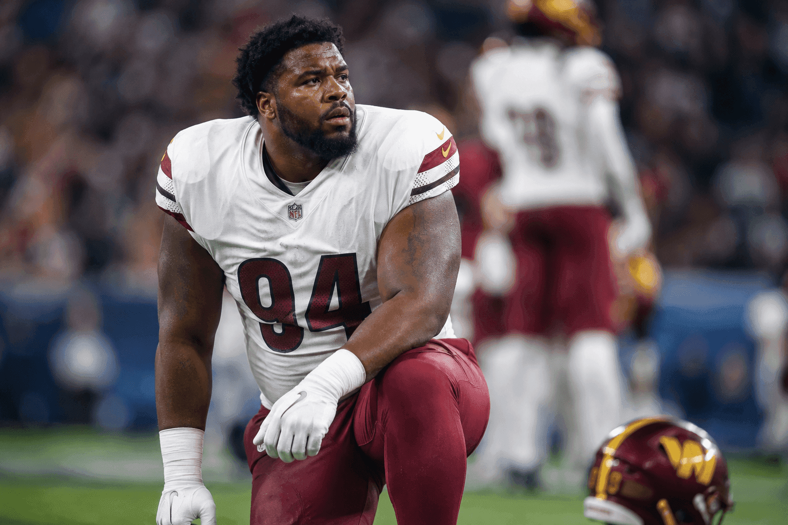 Editorial sports image for Commanders Lose Daron Payne to Foot Injury Because Washington Can't Have Nice Things