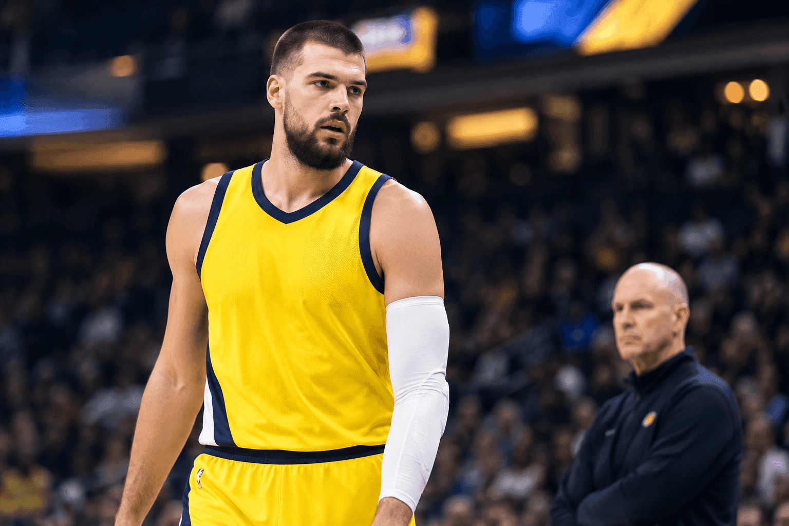 Editorial sports image for Ivica Zubac's Ankle Strikes Again: Pacers Center Unlikely for Monday