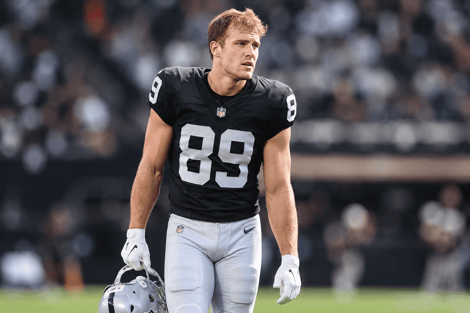 Editorial sports image for The Raiders Are Already Down Brock Bowers for the Season Opener
