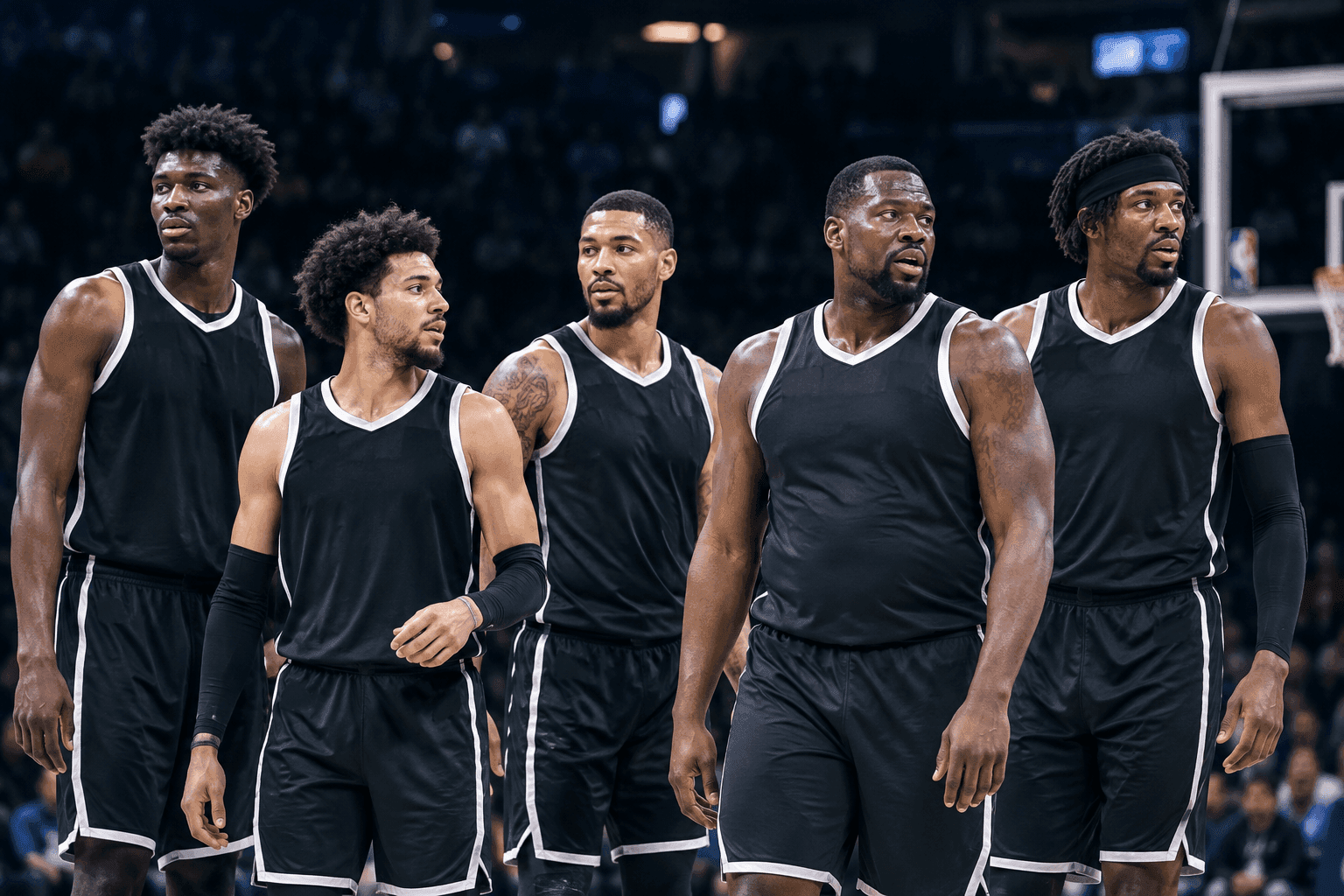 Editorial sports image for The Nets Are Starting a Lineup That Looks Like a 2K Auto-Generate Glitch