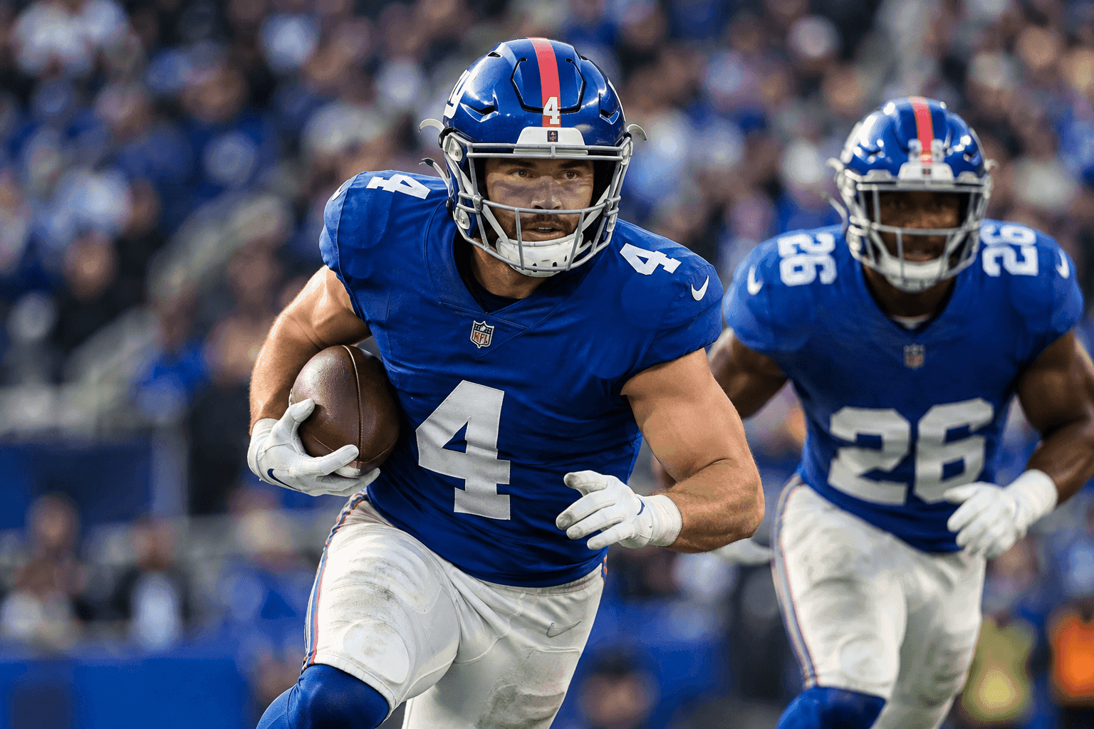 Editorial sports image for Tyrone Tracy Jr. Hits IR as the Giants' Backfield Carousel Keeps Spinning