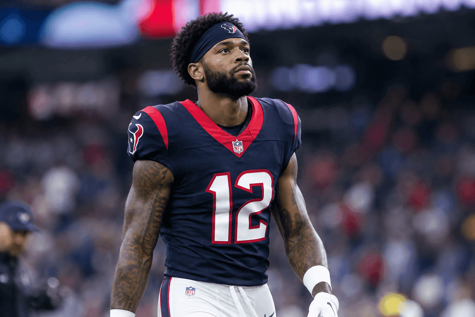 Editorial sports image for Nico Collins' Mid-Week Hamstring Downgrade Spells Trouble for the Texans