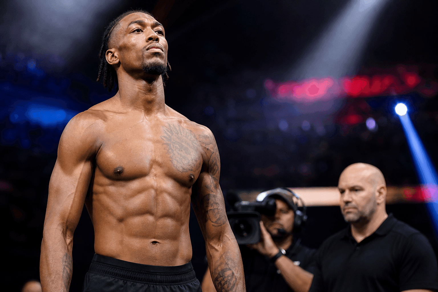 Editorial sports image for Jalin Turner Hits the Scale at 156 for UFC 330