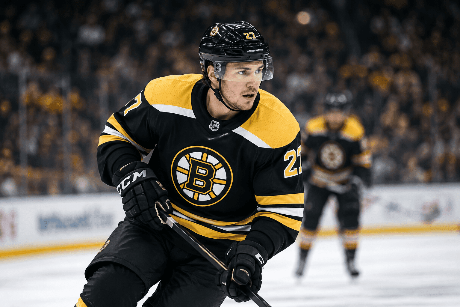 Editorial sports image for Bruins Lock Up Marat Khusnutdinov With $4M AAV Extension Amid Roster Chaos