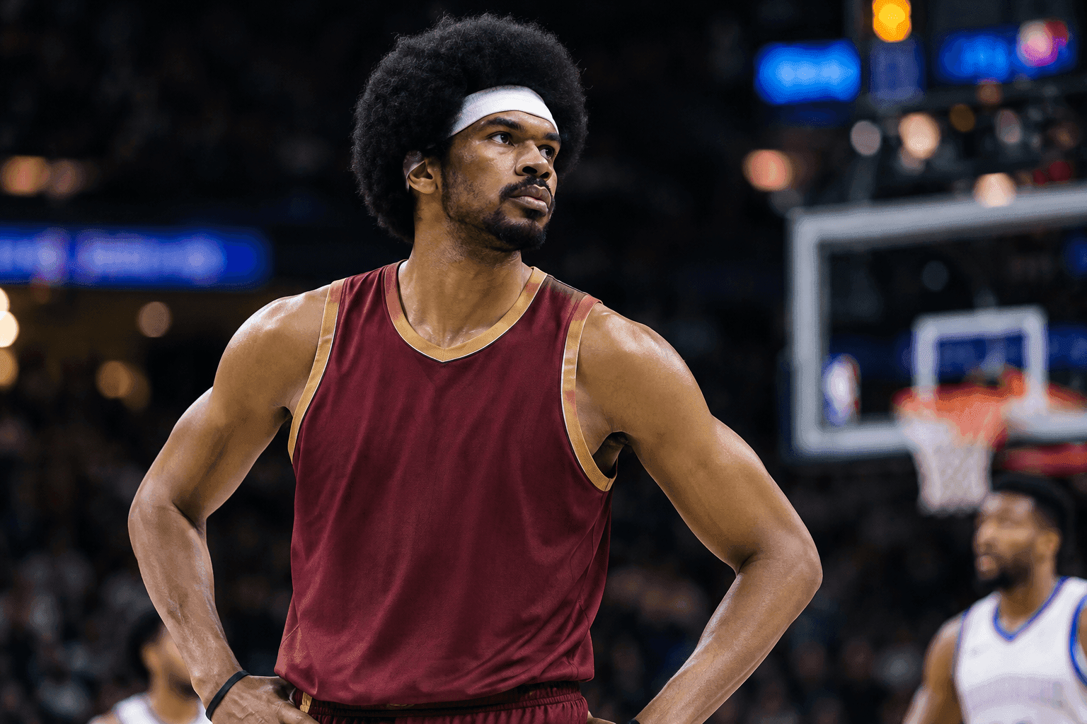 Editorial sports image for Jarrett Allen's Questionable Status Turns Cavs-Sixers Into a Pre-Game Guessing Game