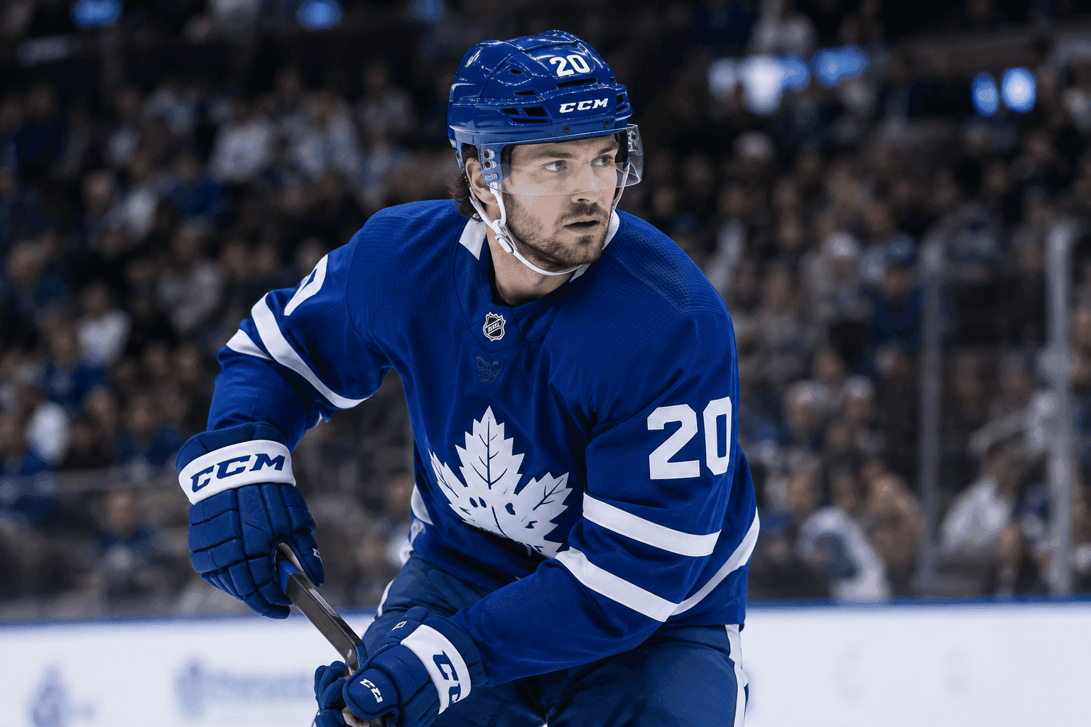 Editorial sports image for Nick Paul's Four-Minute Debut Ends in Classic Maple Leafs Injury Drama
