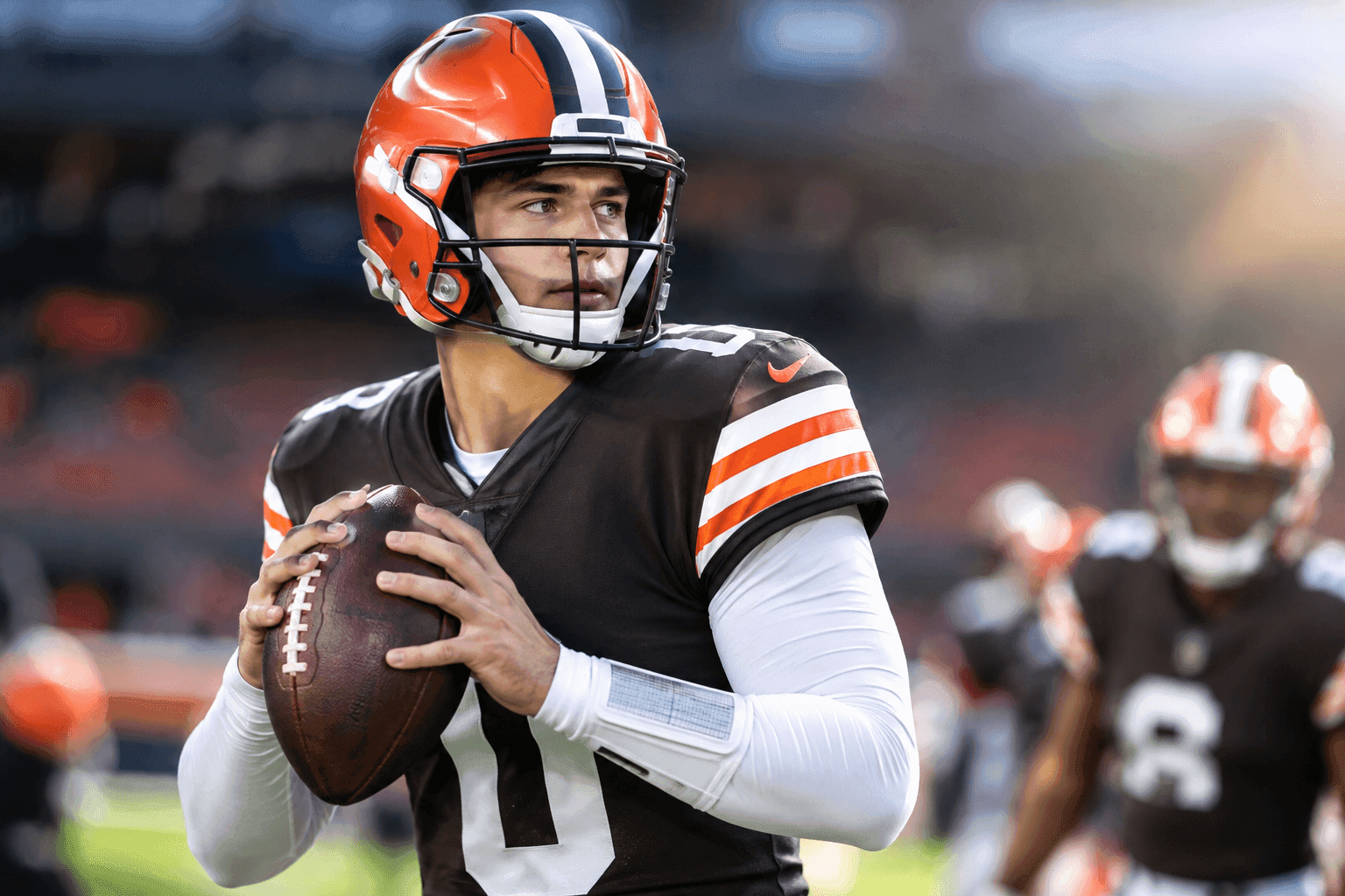 Editorial sports image for Browns Designate Dillon Gabriel to Return to Practice