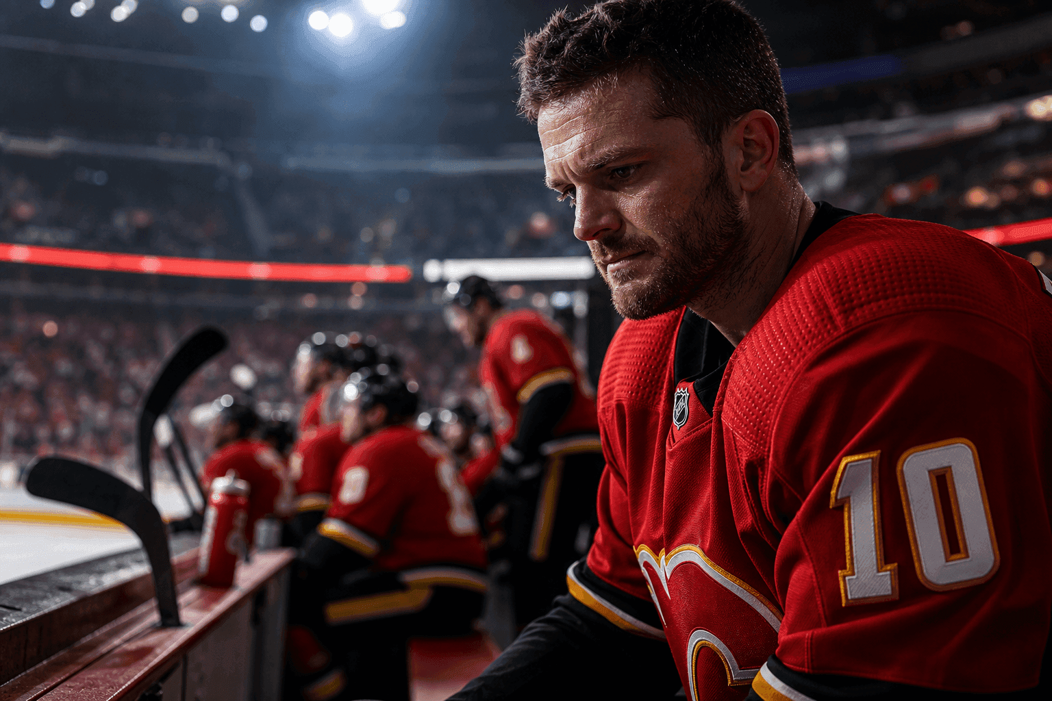 Editorial sports image for Jonathan Huberdeau Suffers Brutal Setback in Hip Surgery Recovery
