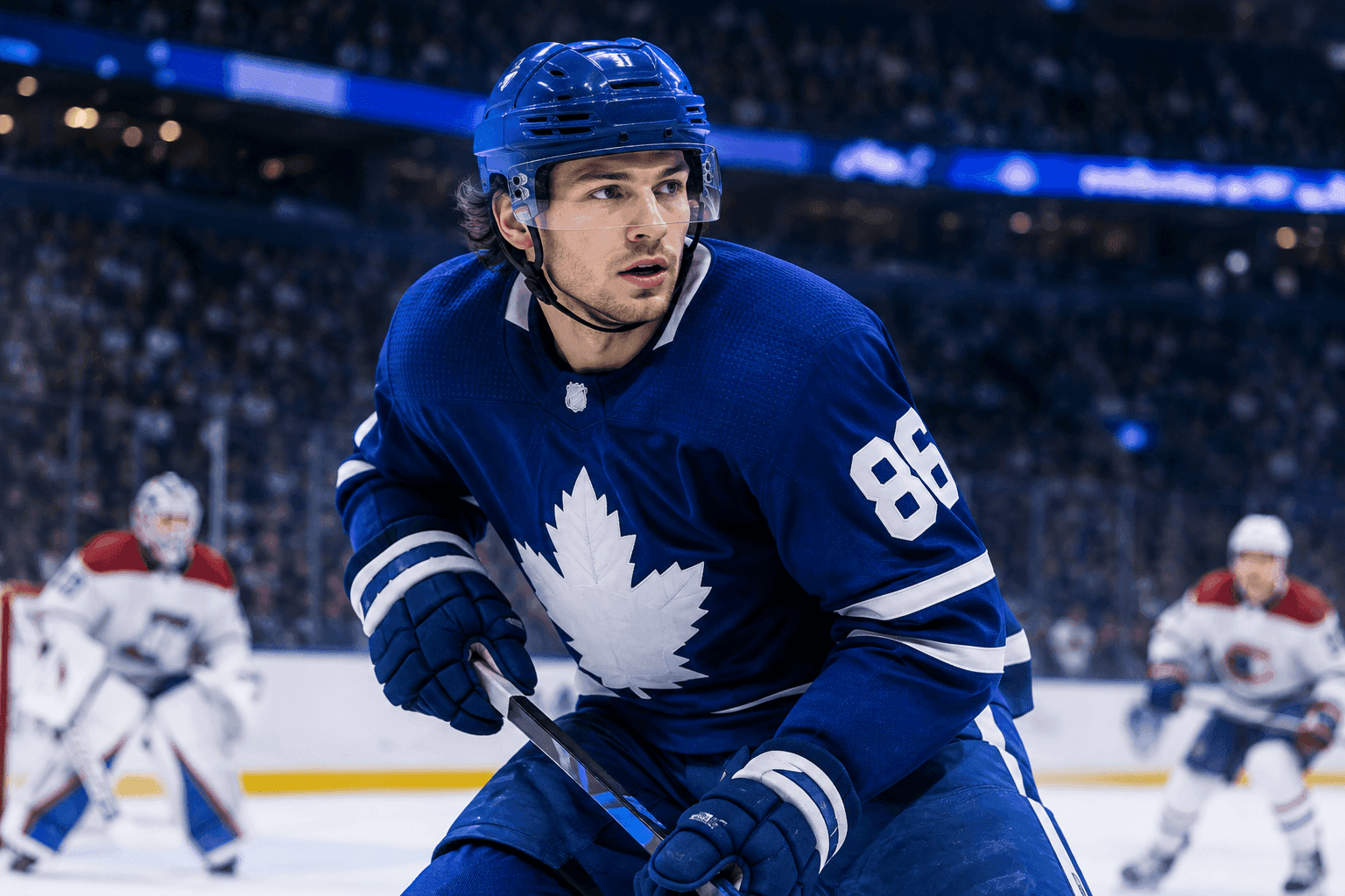 Editorial sports image for Kirill Marchenko is Finally Making His Maple Leafs Debut, and Montreal is the First Test