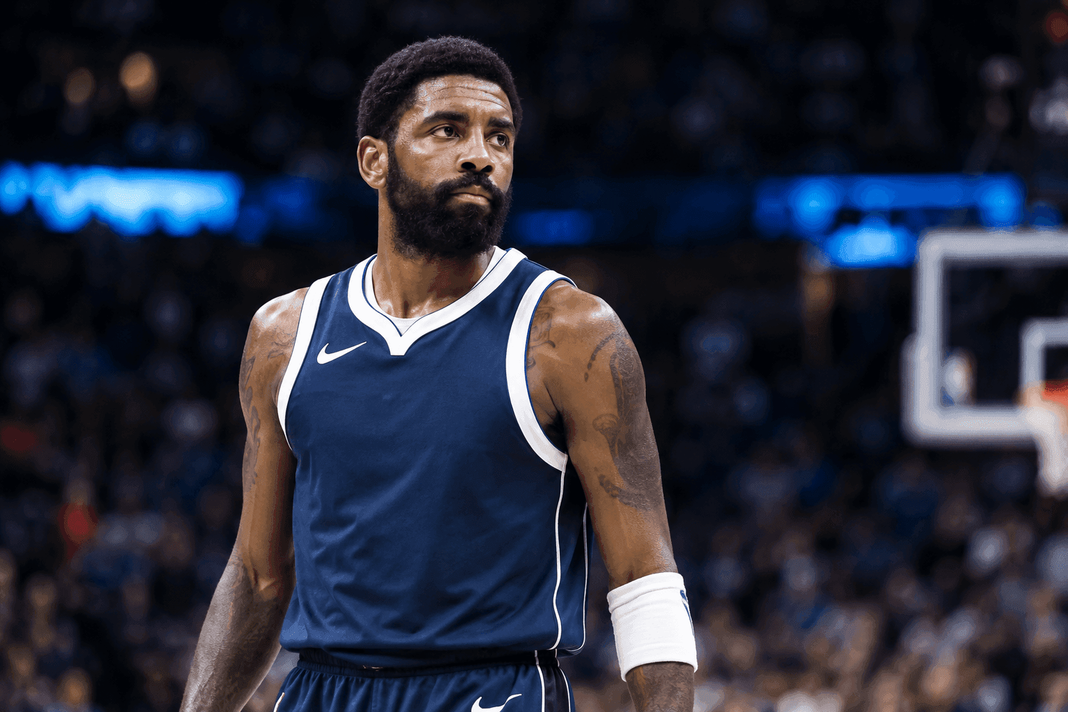 Editorial sports image for Kyrie Irving Downgraded to Doubtful for 'Injury Management' Because Of Course He Is