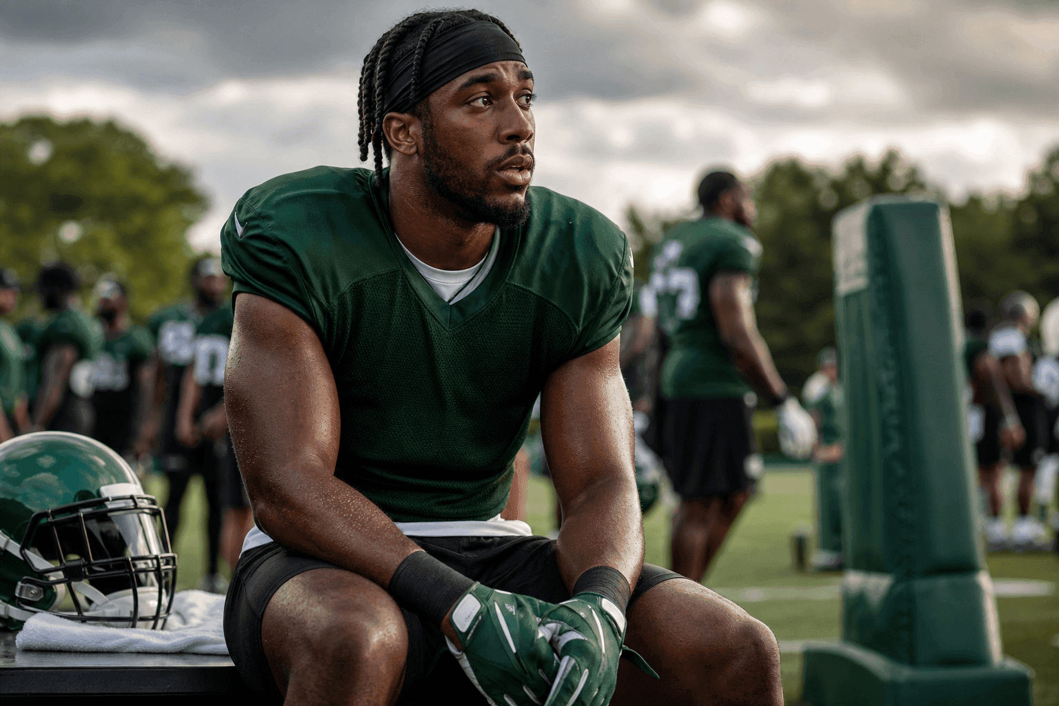 Editorial sports image for Breece Hall's Groin Strain Gives Jets Fans an August Scare, But Week 1 is Safe