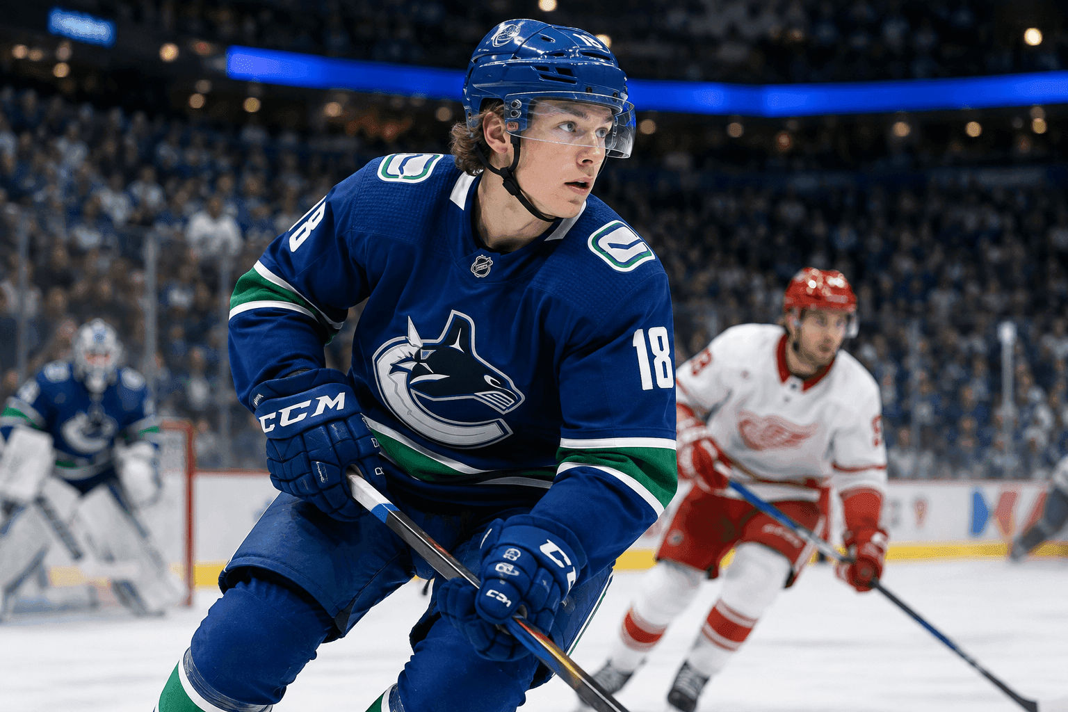 Editorial sports image for NHL Opening Day Rosters Are Set, and the Kids Are Taking Over