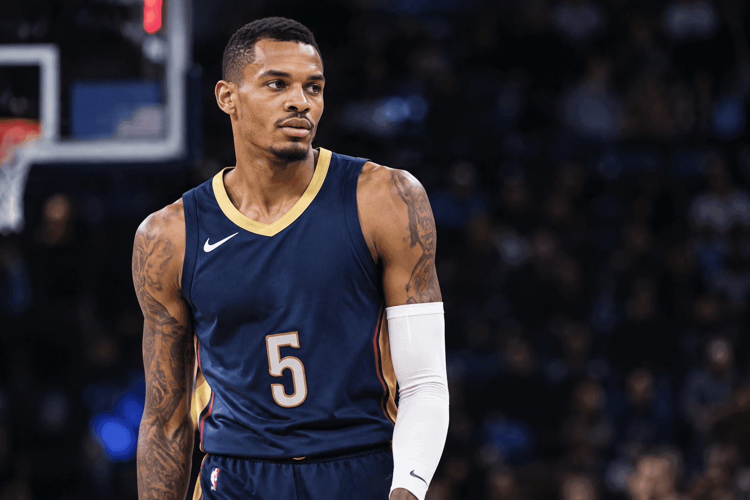 Editorial sports image for Dejounte Murray Ruled Out Saturday as Pelicans' Brutal Start Continues