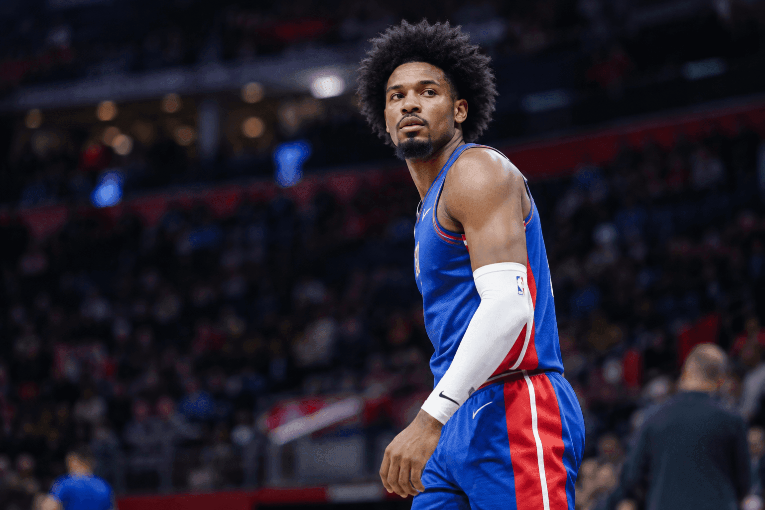 Editorial sports image for Isaiah Joe Exits Sunday's Game Early With Hip Injury
