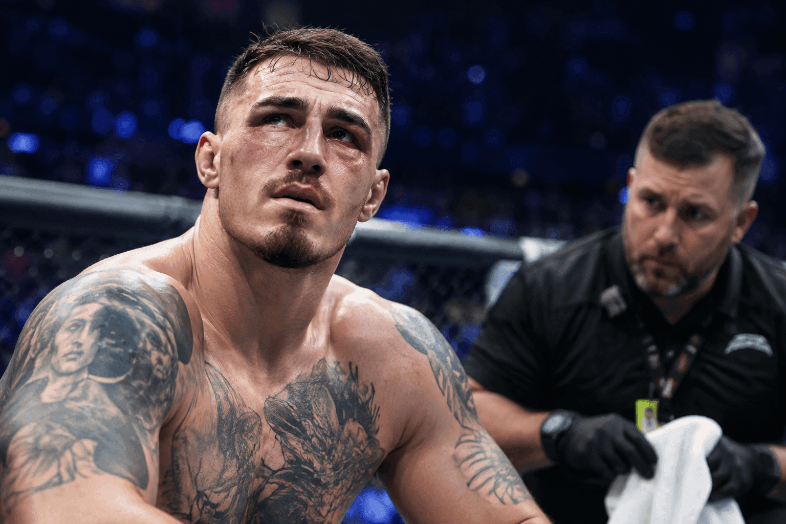 Editorial sports image for Tom Aspinall Out of UFC 334 Rematch With Ciryl Gane Due to Terrifying Eye Injury