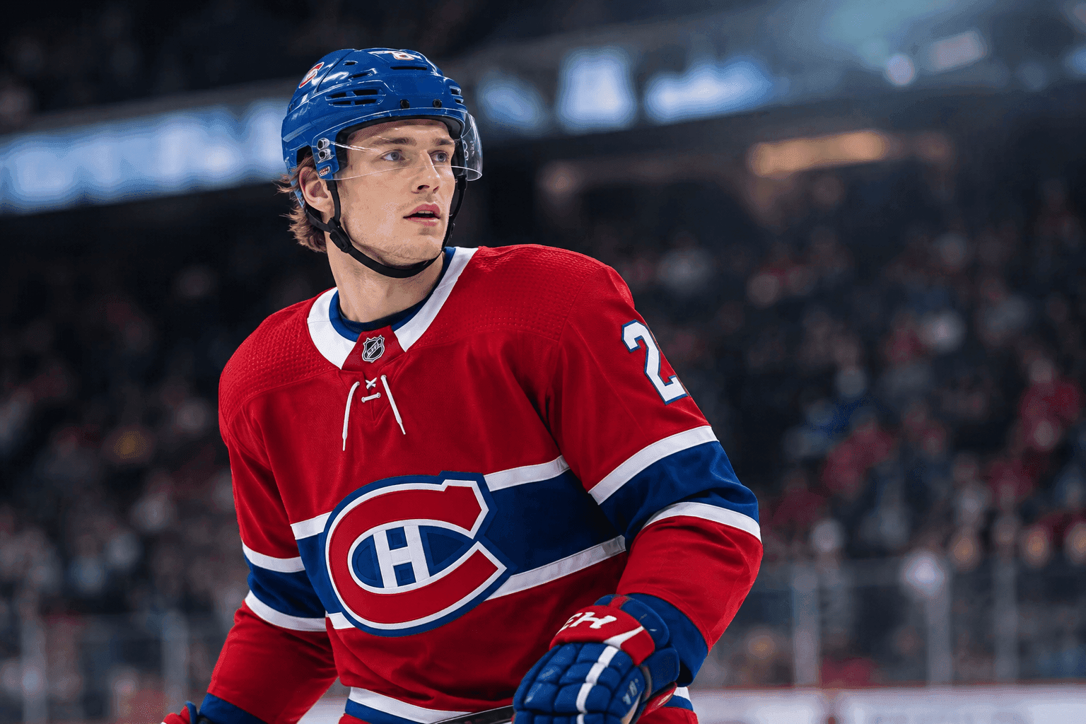Editorial sports image for Kaiden Guhle's Summer Surgery Is Montreal's Fall Problem