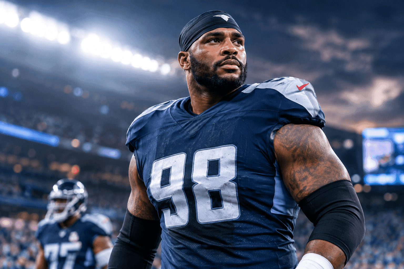 Editorial sports image for Bears Go All-In, Land All-Pro DT Jeff Simmons in Blockbuster Trade with Titans