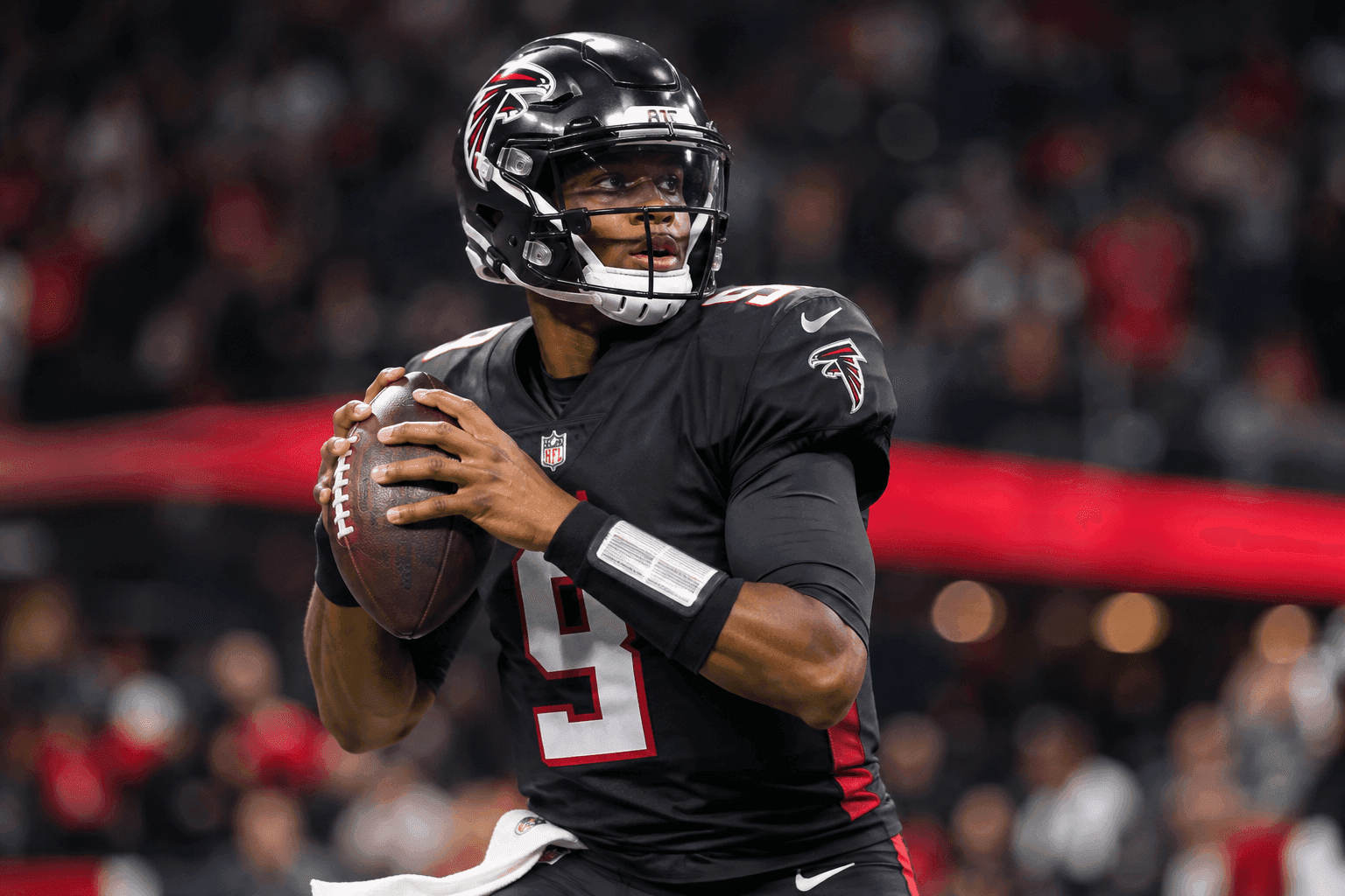 Editorial sports image for Michael Penix Jr. Takes Over First-Team Reps for the Falcons