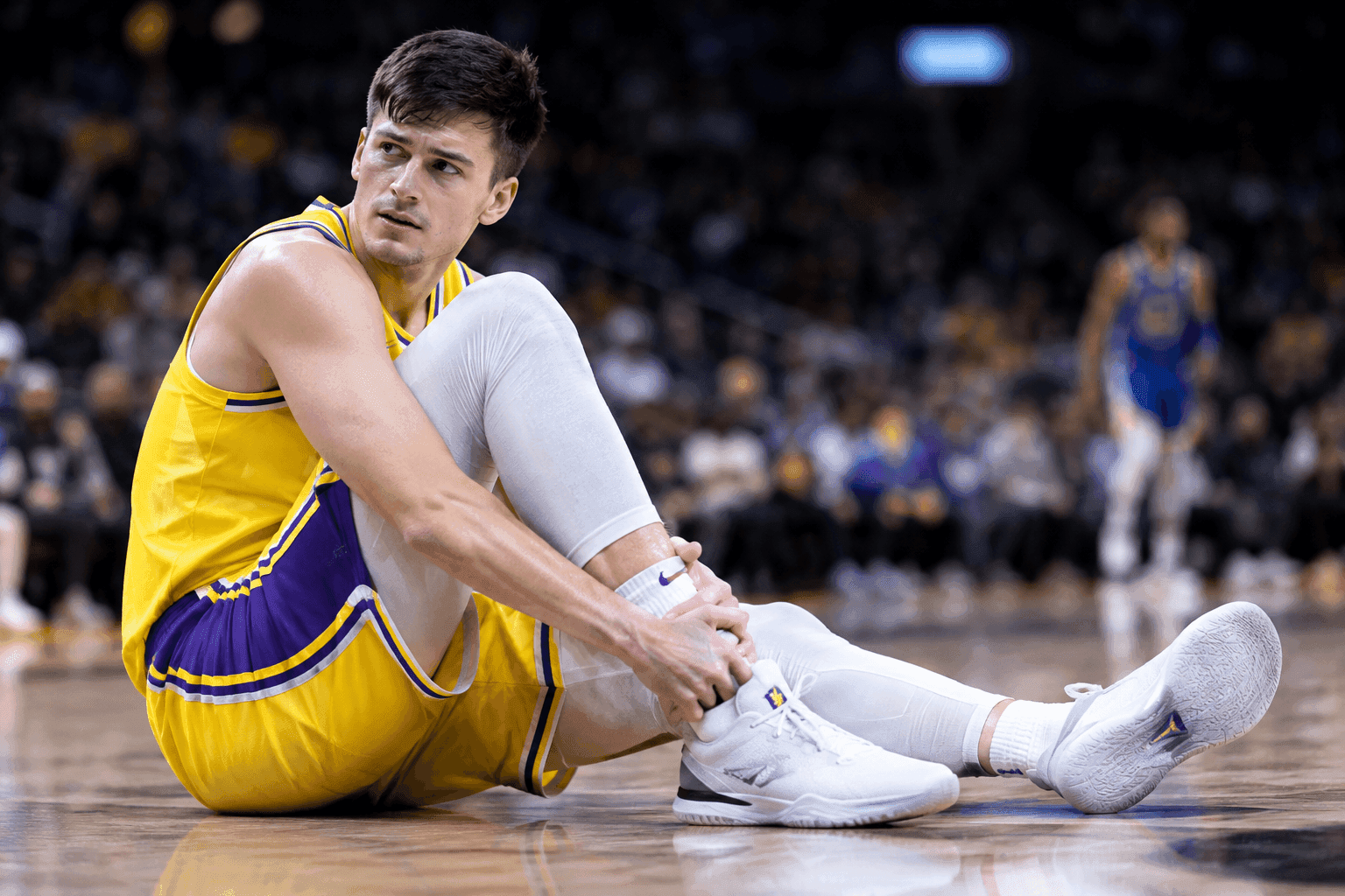 Editorial sports image for Garbage Time Strikes Again: Jake LaRavia Out Against Clippers
