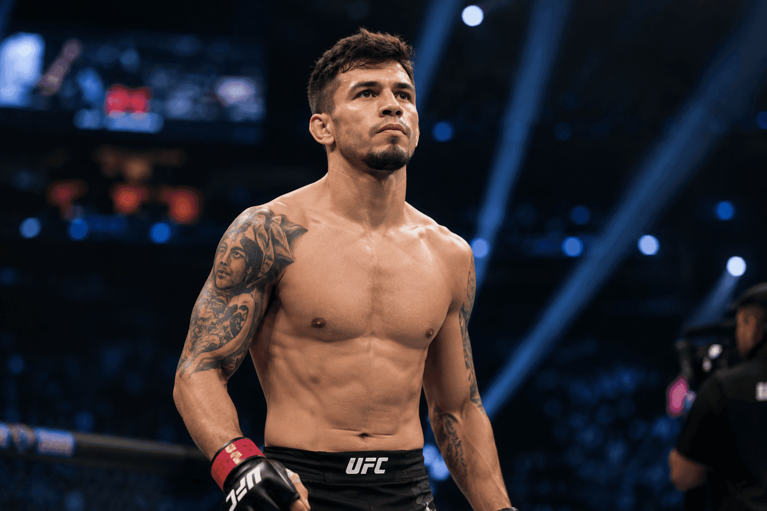 Editorial sports image for Daniel Santos Hits the Scale at 146 for UFC 333, Proving His Featherweight Move is the Real Deal