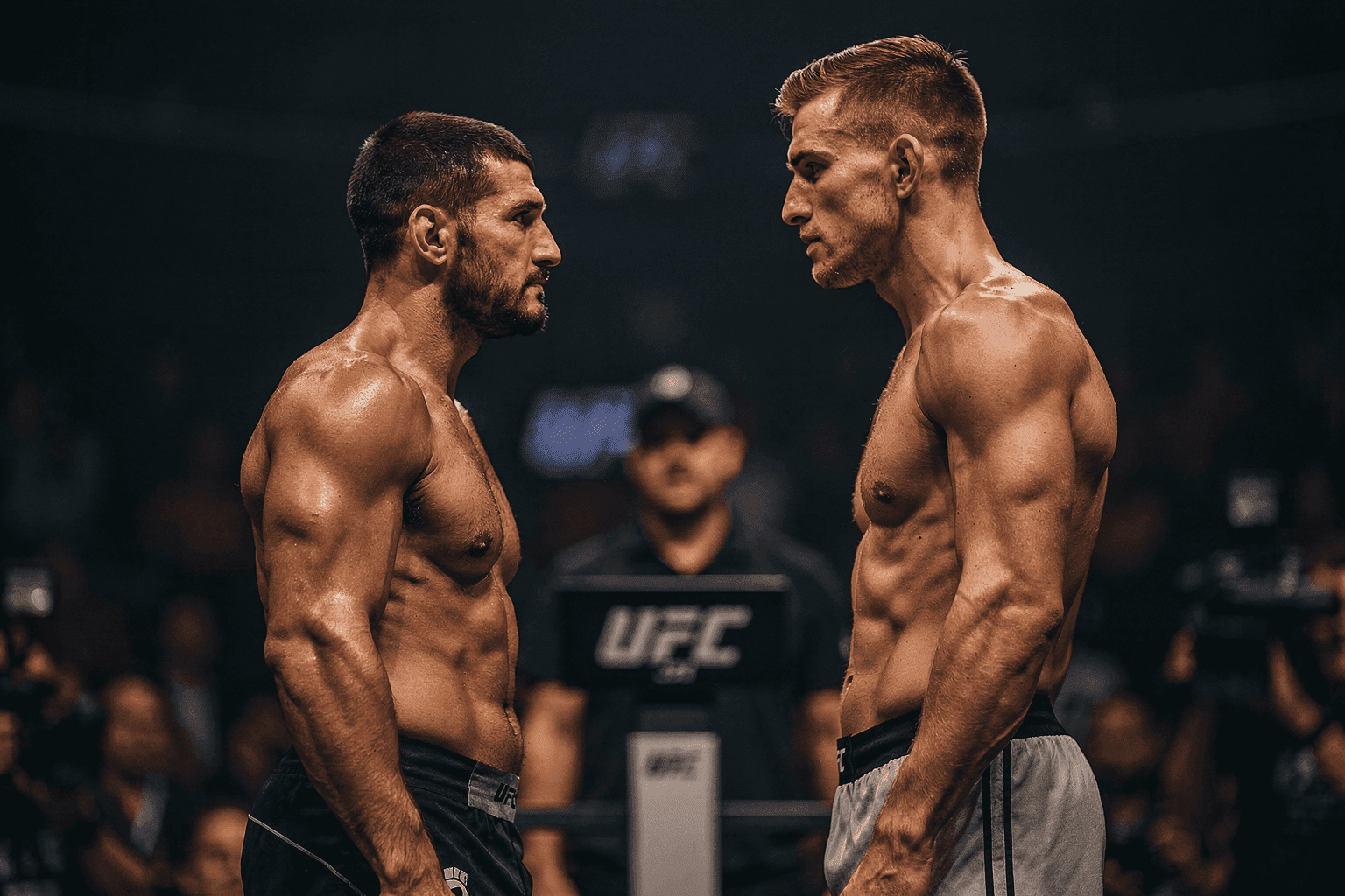 Editorial sports image for Makhachev and Machado Garry Make Weight, Locking in UFC 330 Main Event