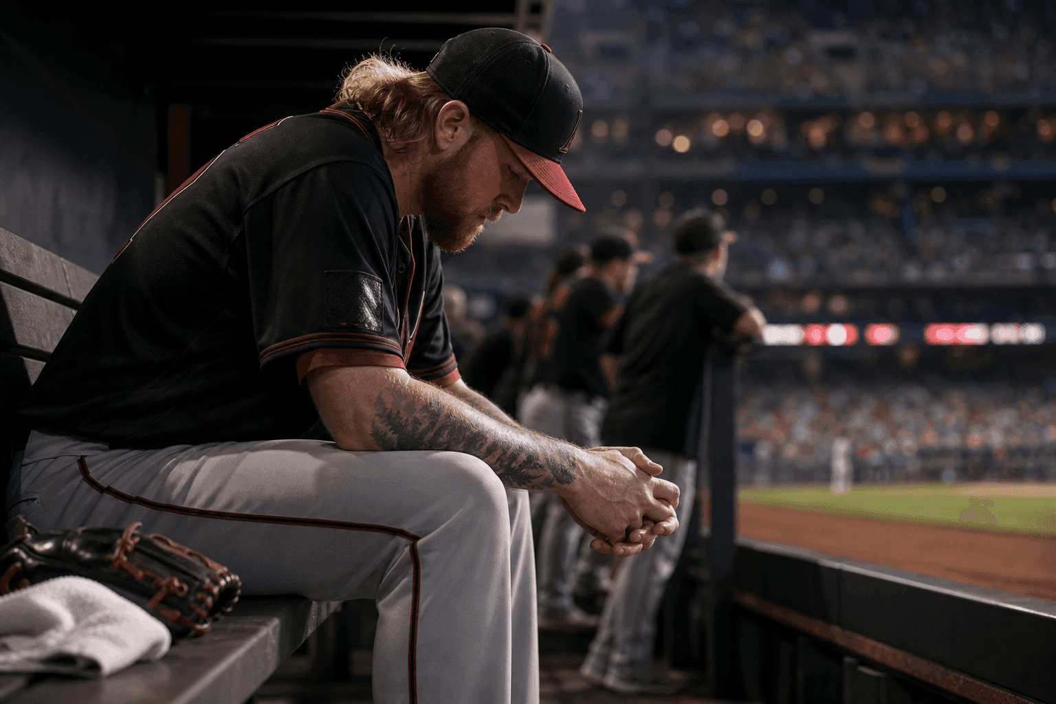 Editorial sports image for Diamondbacks Shut Down A.J. Puk, Leaving Bullpen Running on Fumes