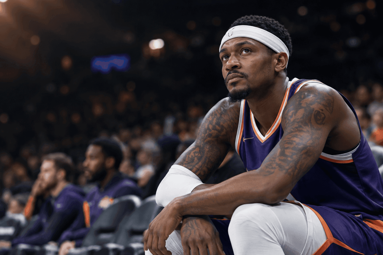 Editorial sports image for Bradley Beal's Knee Injury Derails His Regular Season Start