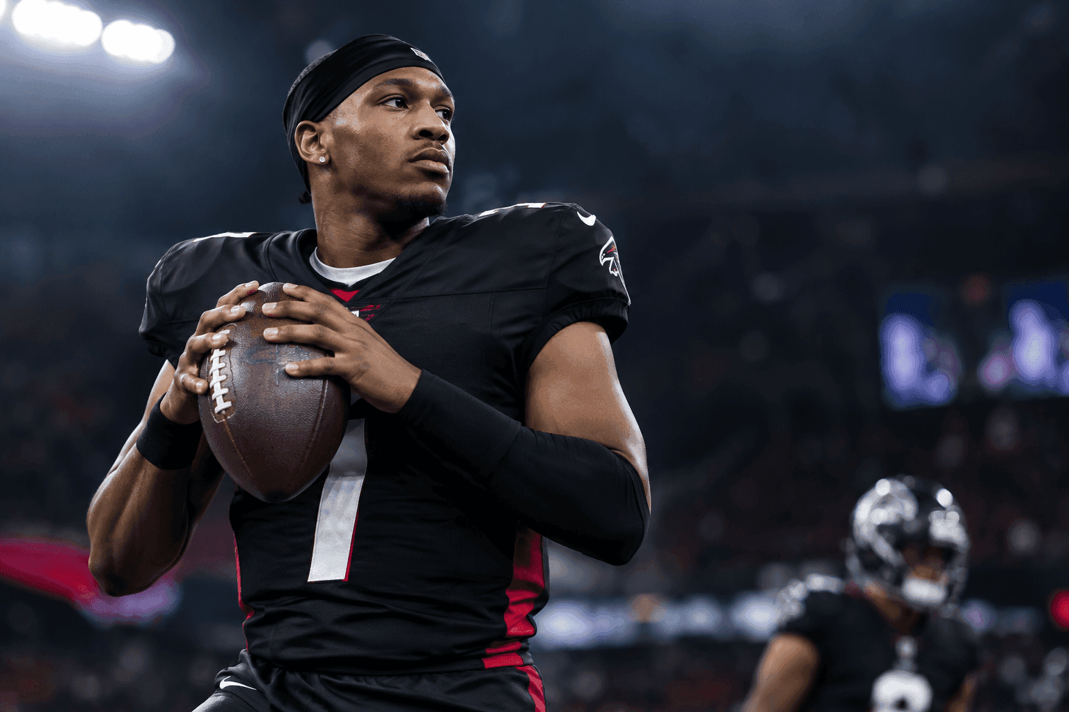 Editorial sports image for Michael Penix Jr. Targets Week 3 Return to Save the Falcons' Offense