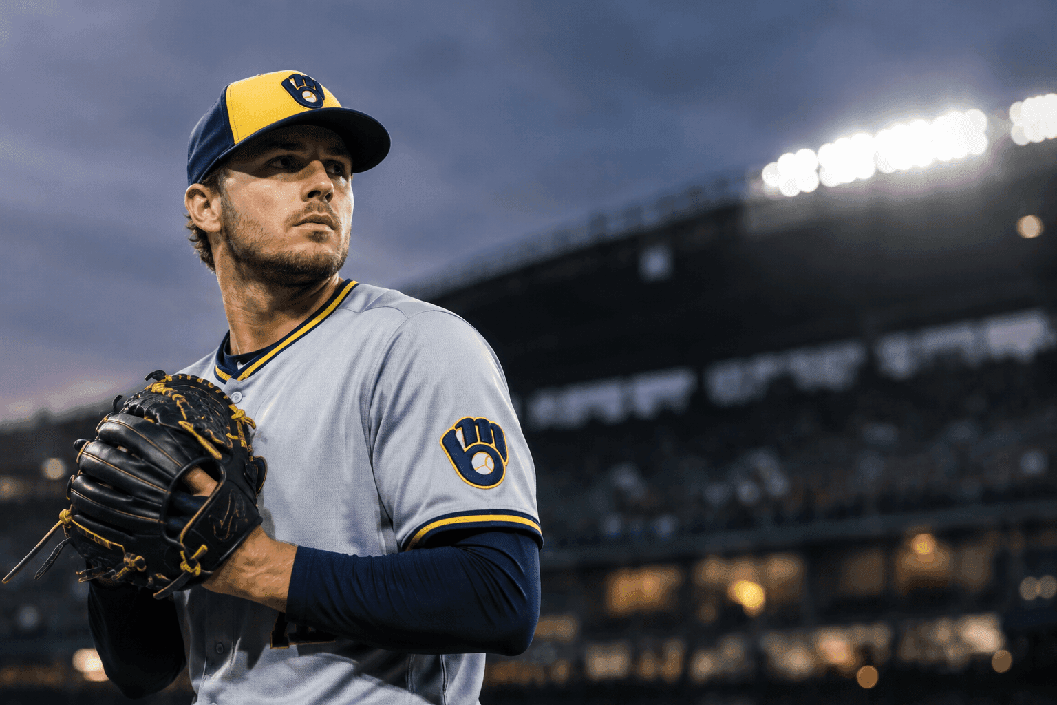 Editorial sports image for Brewers Drop Game 4 Lineup as 12-Game Road Playoff Losing Streak Looms