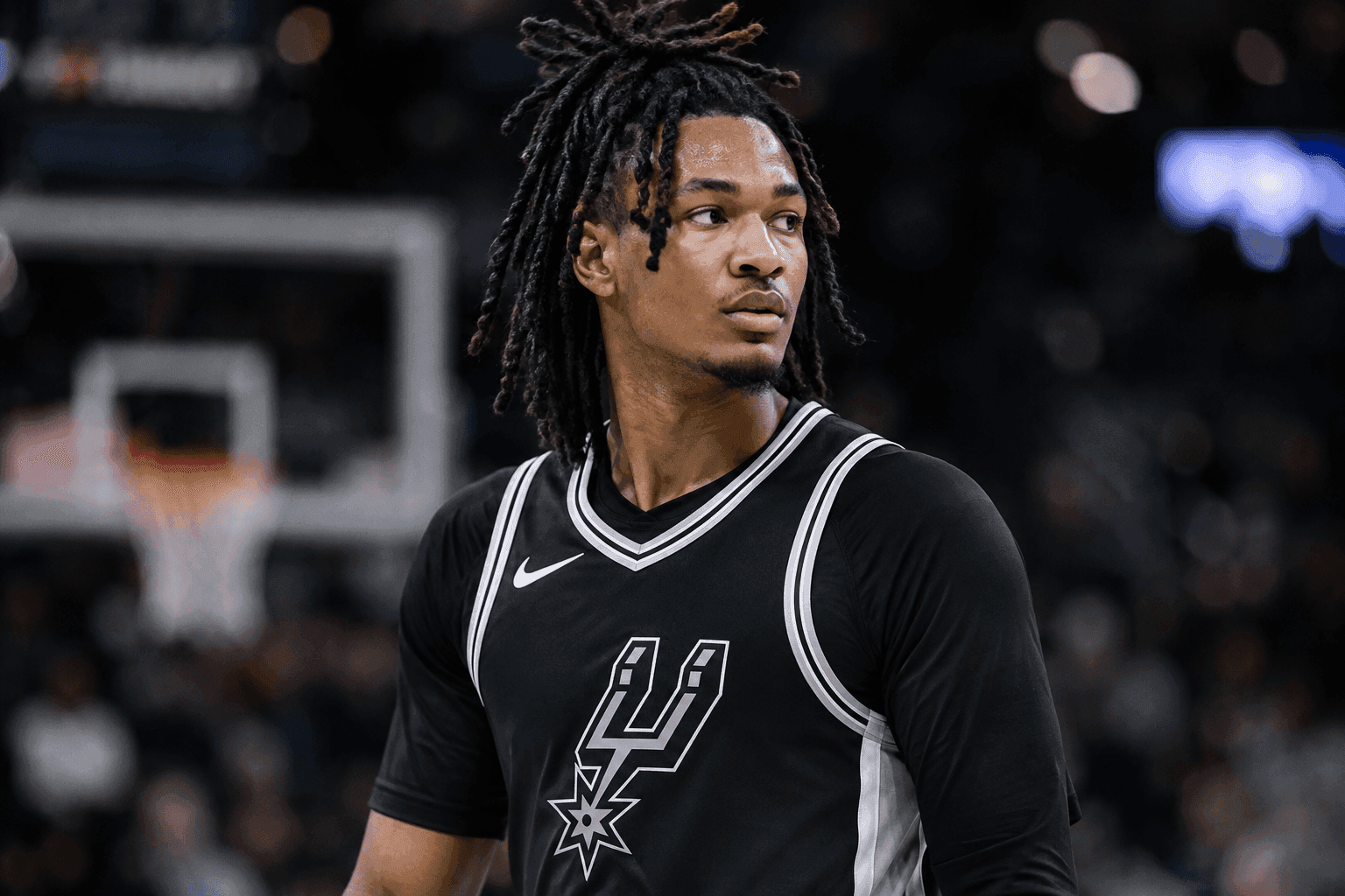 Editorial sports image for Spurs Guard Stephon Castle Downgraded to Questionable with Migraine